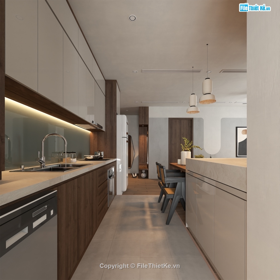 sketchup nội thất,File sketchup nội thất,sketchup phòng khách,sketchup nội thất phòng bếp,File sketchup nội thất phòng khách
